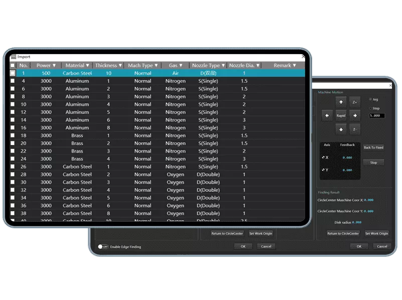 HSG G12035F fiber laser
