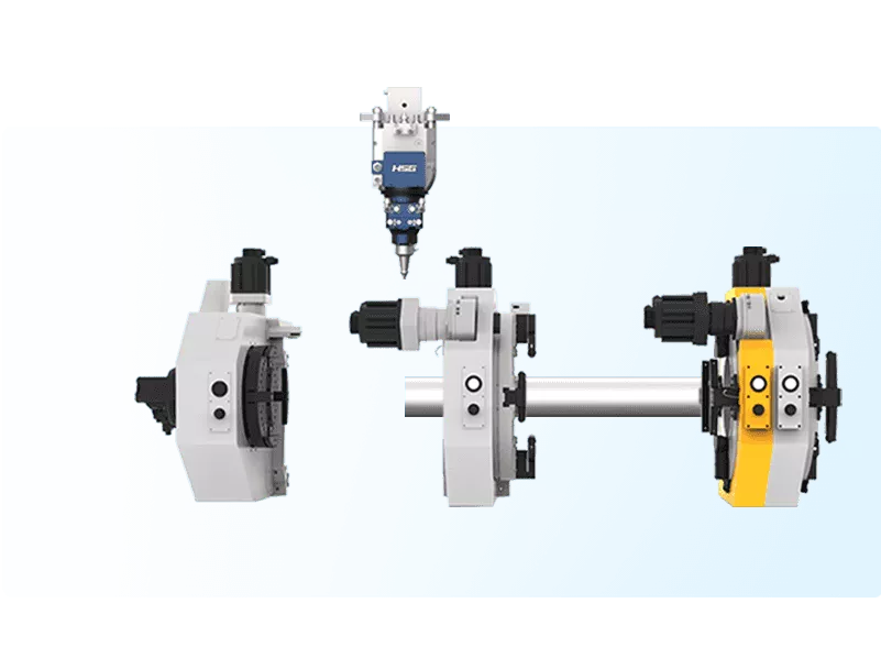 HSG TX12036 fiber laserski rezalnik za rezanje cevi
