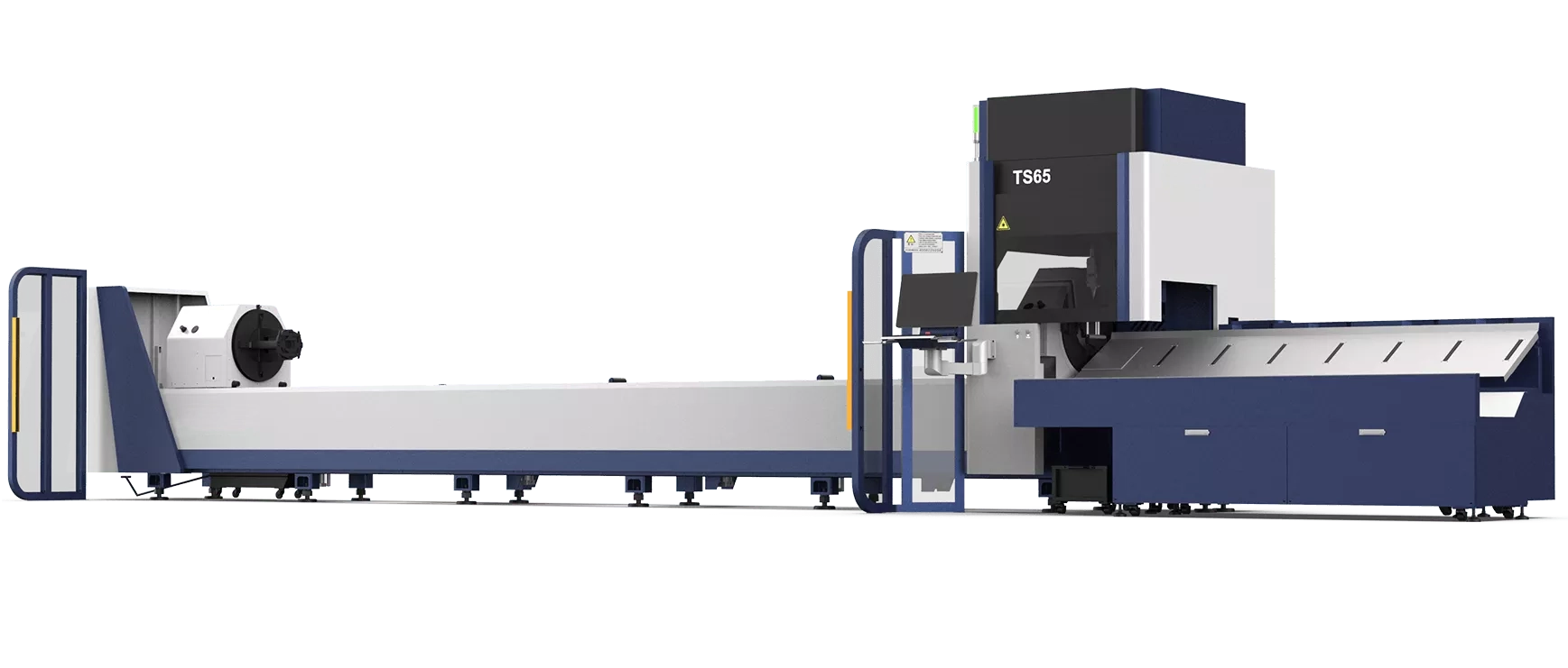 HSG TS65 fiber laserski rezalnik za rezanje cevi
