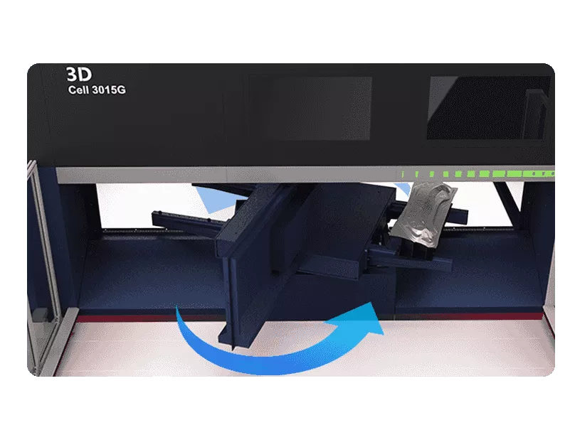 HSG CELL3015G 3D 5 osni fiber laser
