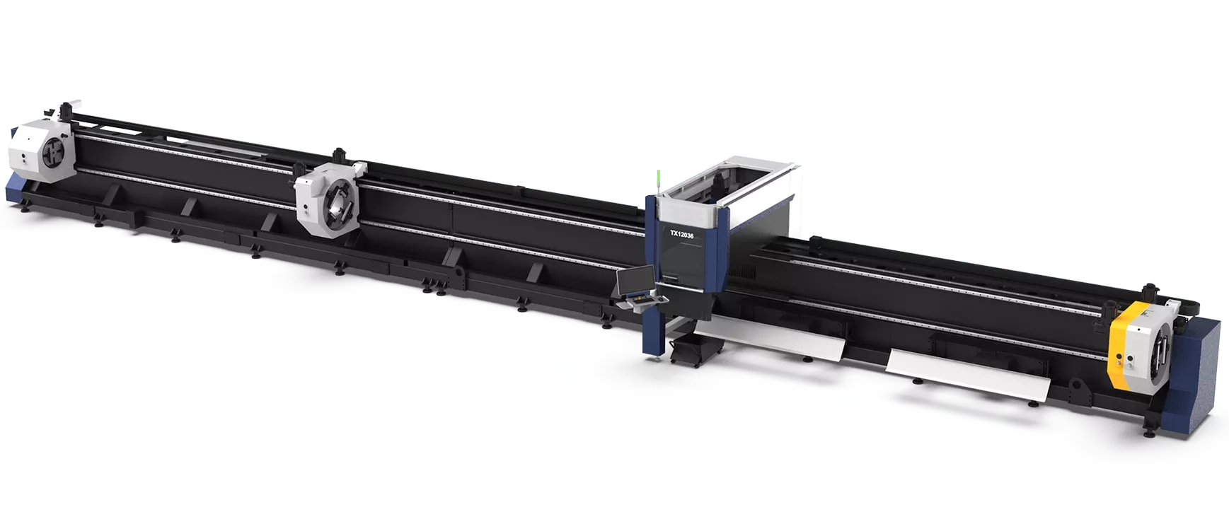 HSG TX12036 fiber laserski rezalnik za rezanje cevi
