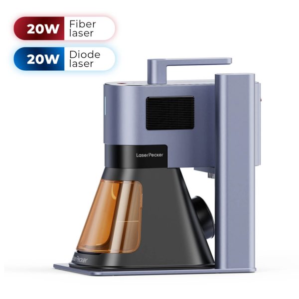 LaserPecker LP5 basic 20W vlakenski / 20W diodni laserski gravirni stroj