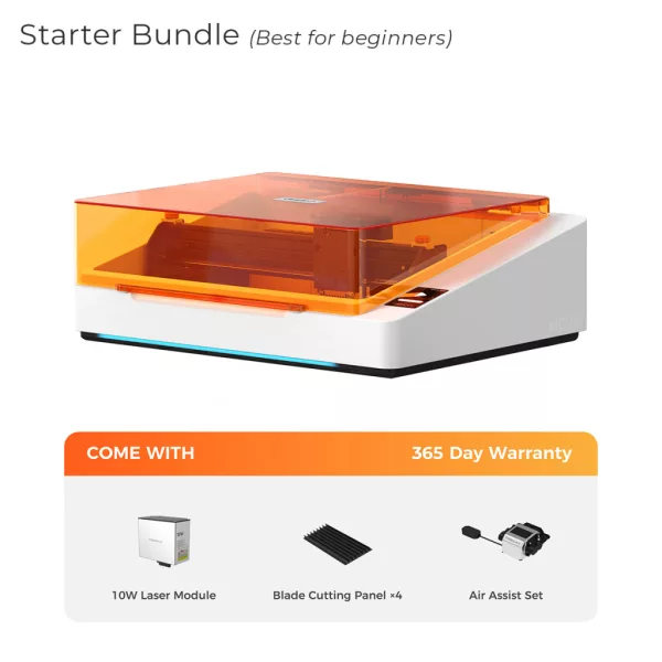 TOOCAA NOVA 20W Starter Bundle lézergravírozó