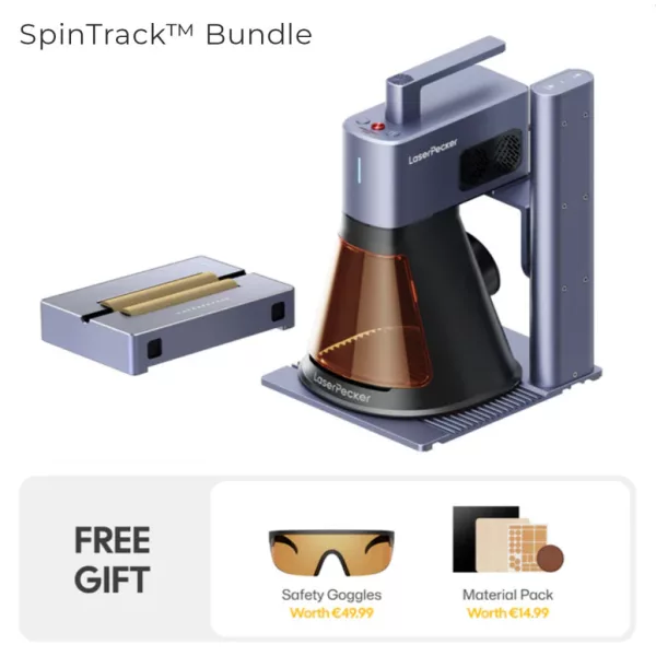 LaserPecker LP2 Plus SpinTrack Bundle
