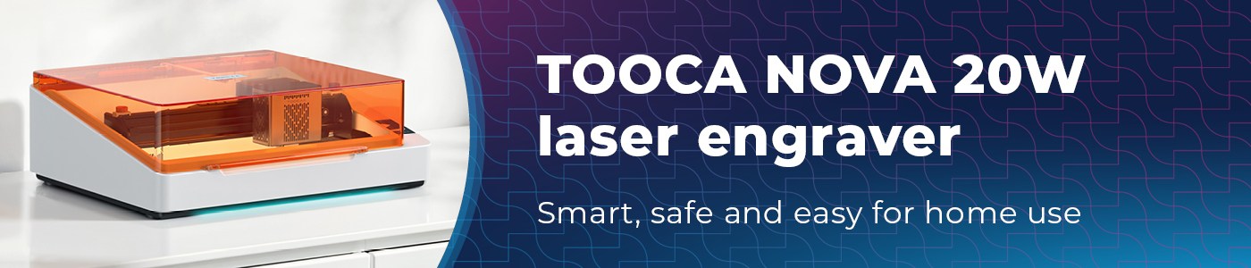 TOOCAA NOVA 20W Creator Bundle lézergravírozó
