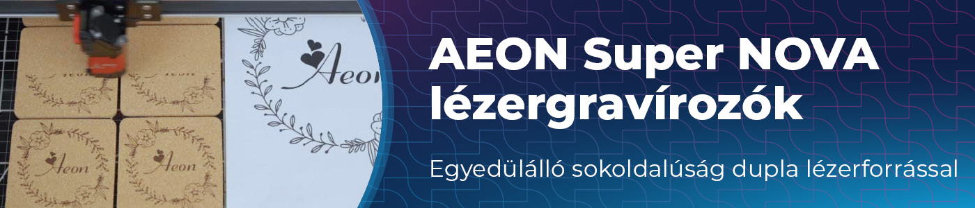 AEON Super Nova 10 CO2 90W + RF 60W lézergép
