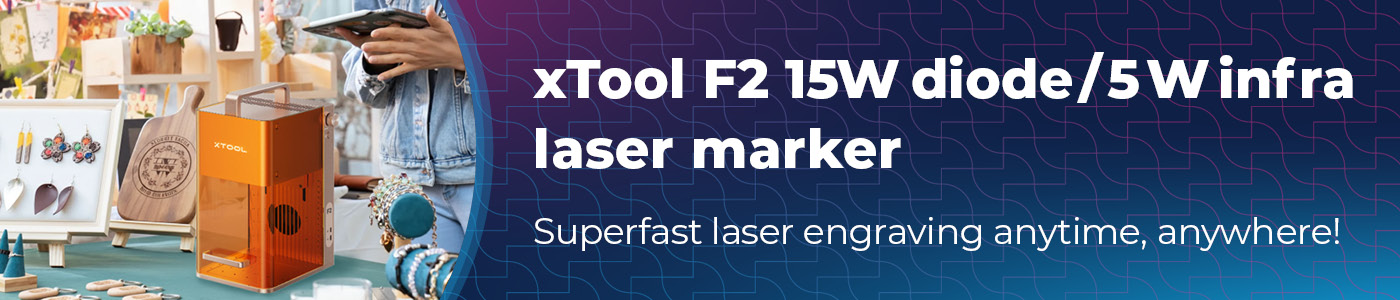 xTool F2 15W dióda/5W infra lézerjelölő
