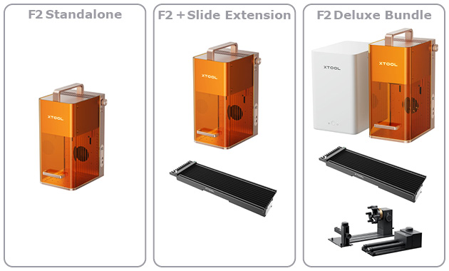 xTool F2 15W dióda/5W infra lézerjelölő
