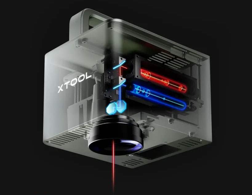 xTool F1 10W dióda/2W infra lézerjelölő
