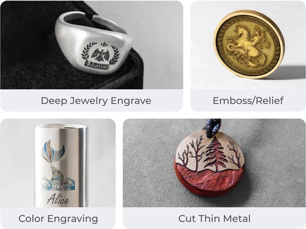   xTool F1 Ultra Deluxe Bundle 20W fiber/20W dióda lézerjelölő szett
