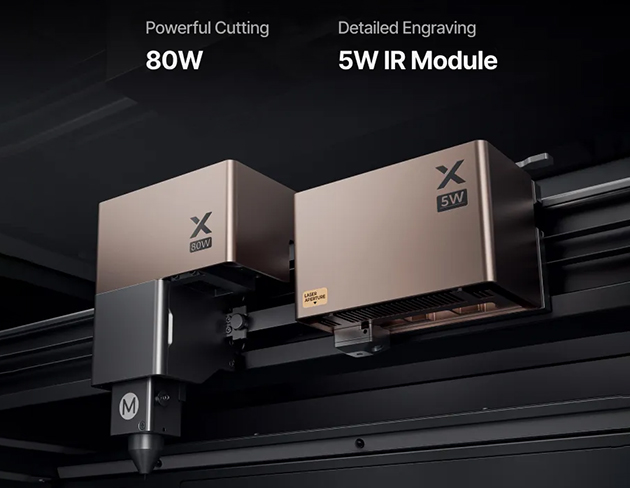 xTool P3  80W CO2 laserski gravirni stroj
