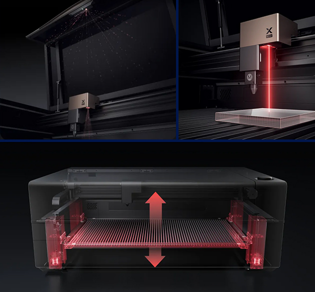 xTool P3  80W CO2 laserski gravirni stroj
