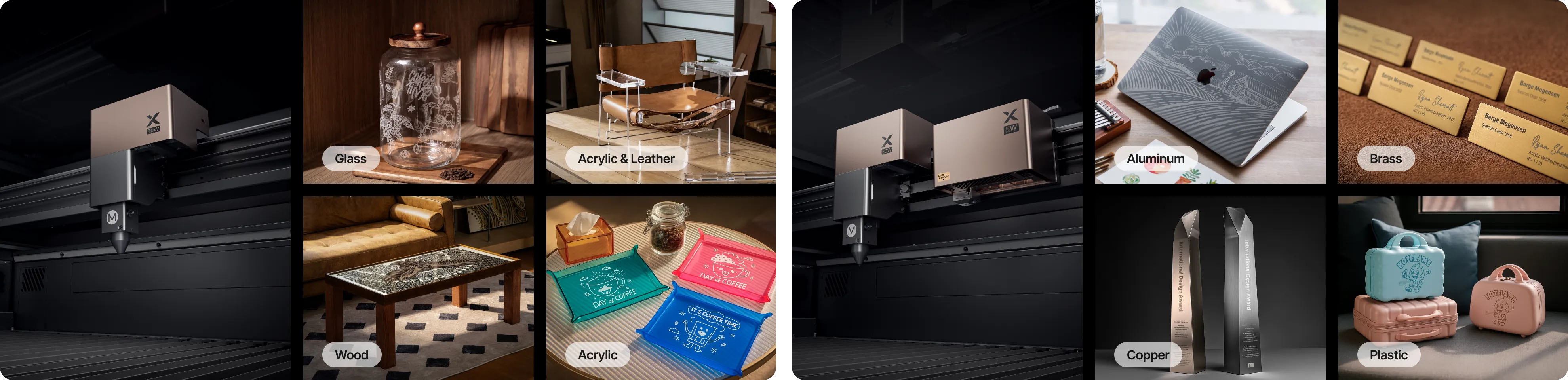 xTool P3  80W CO2 laserski gravirni stroj
