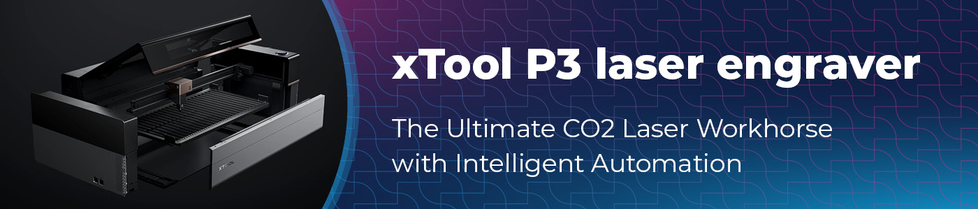xTool P3  80W CO2 laserski gravirni stroj
