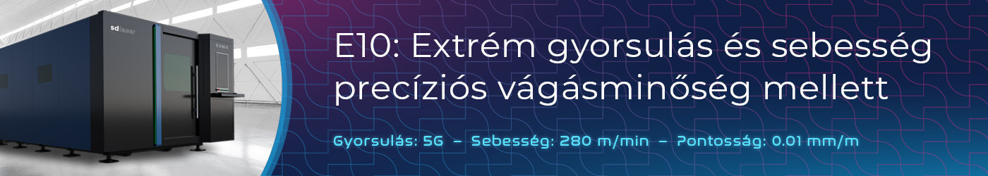SD Laser E10 fiber lézervágó
