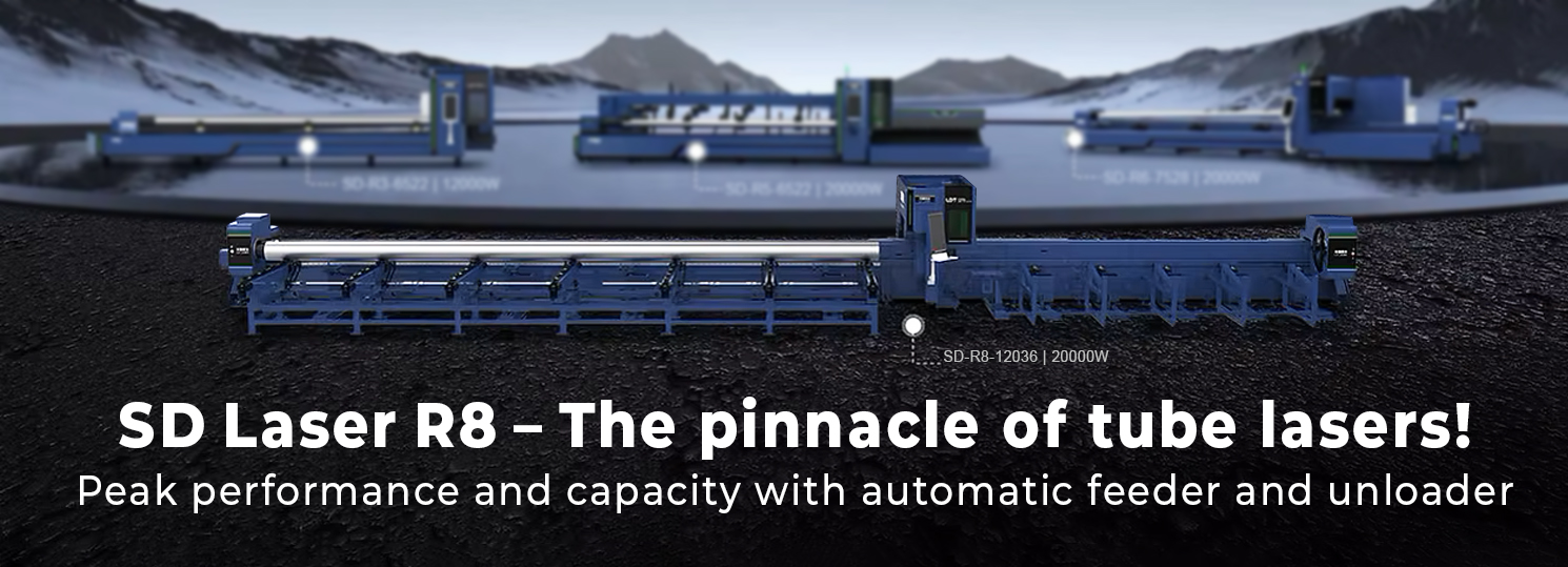 SD Laser R8 fiber laserski rezalnik cevi
