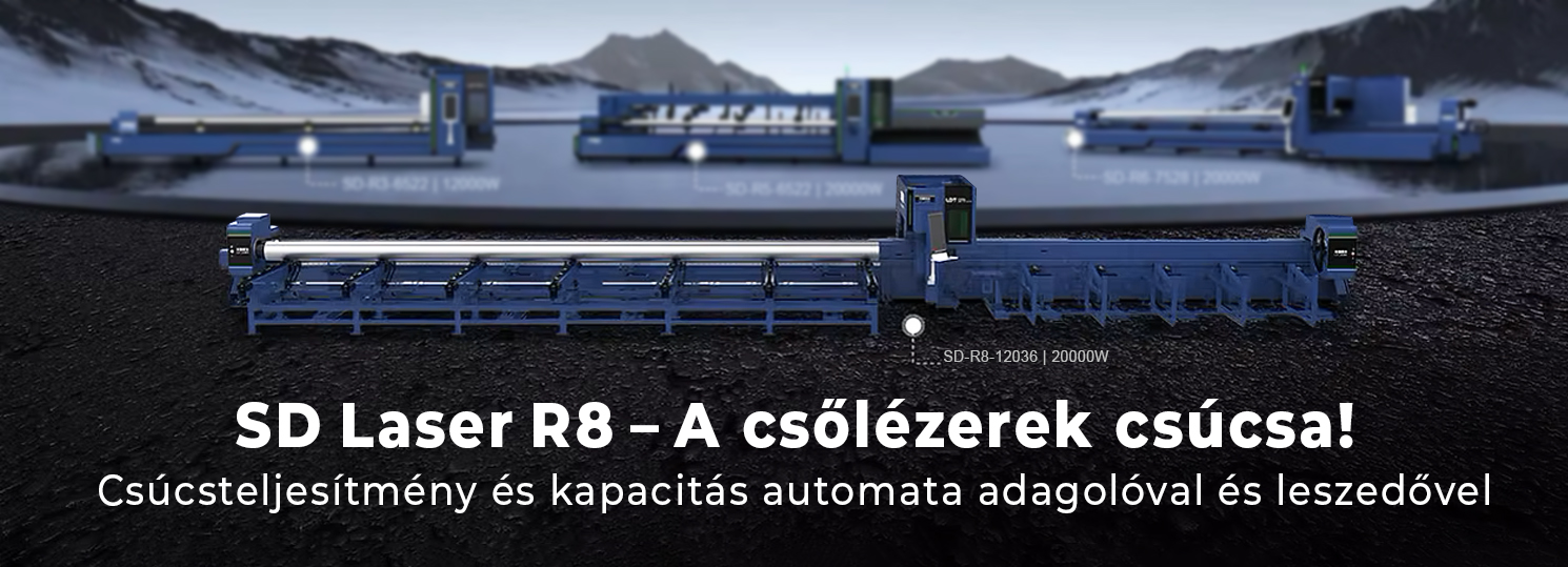 SD Laser R8 fiber csővágó lézergép
