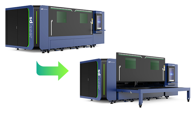 SD Laser 3015F fiber rezalnik z laserjem
