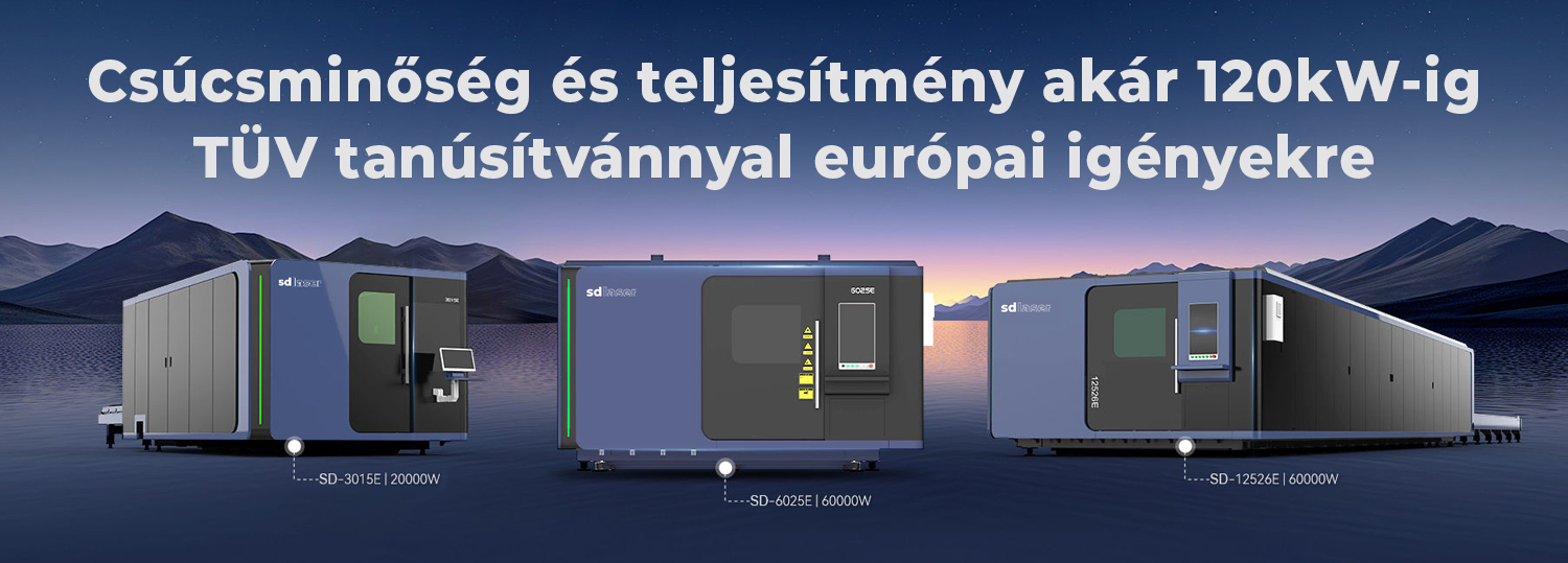 SD Laser E széria fiber lézervágógépek
