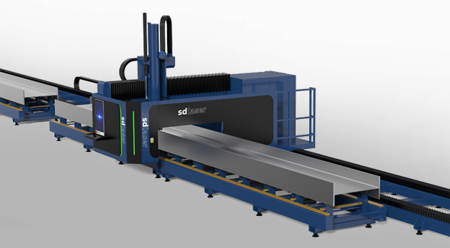   SD Laser H5-12/24 fiber rezalnik z laserjem za rezanje H nosilcev
