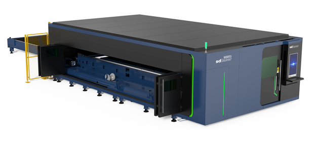  SD Laser ER serija – kombinirani fiber laserski rezalnik plošč in cevi
