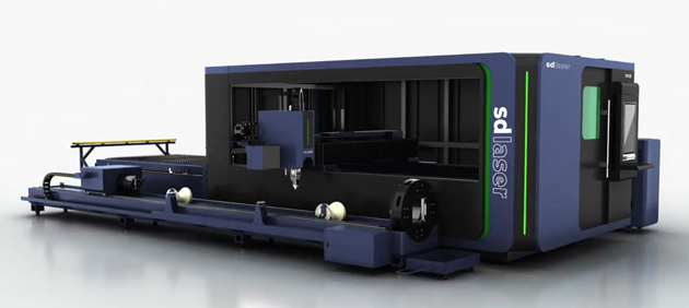   SD Laser ER serija – kombinirani fiber laserski rezalnik plošč in cevi
