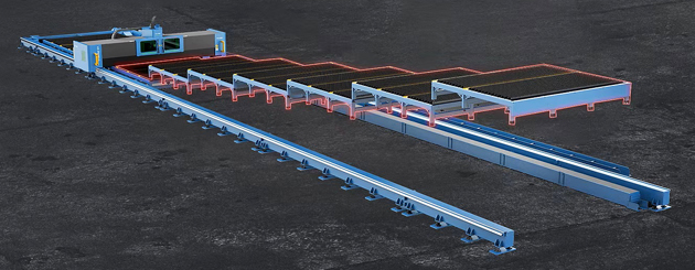 SD Laser S GROUND RAIL serija Fiber laserski rezalniki
